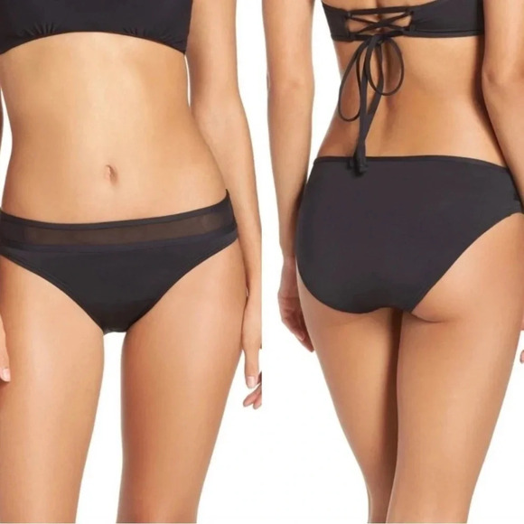 Tommy Bahama black mesh hipster bikini bottom - Picture 1 of 10